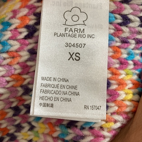 FARM Rio Wild Hearts Longline Cardigan XS - Picture 11 of 13